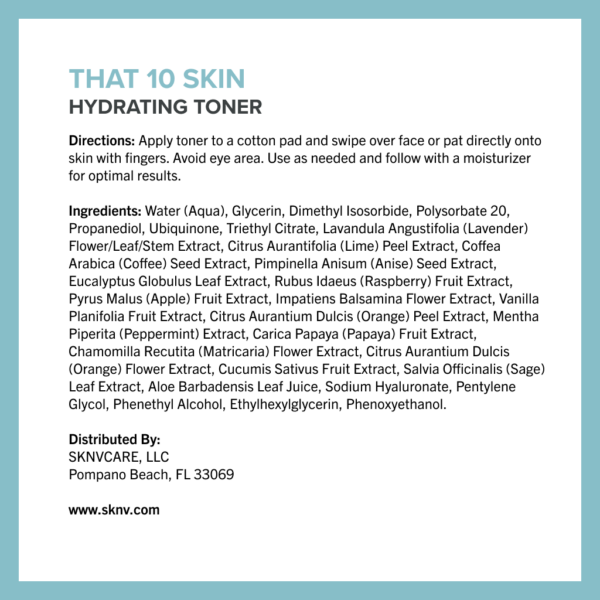 sknvcare That 10 Skin ingredients image