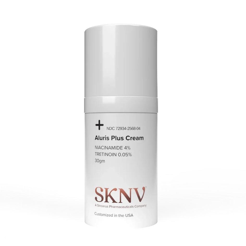 Aluris HP Plus Cream 30g airless pump – Niacinamide 4% Tretinoin 0.1% compounded by SKNV Pharmacy