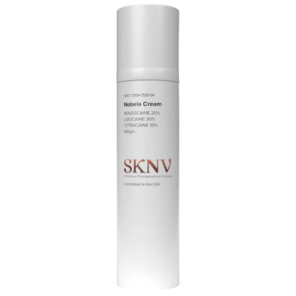 Nobela Cream tube — Benzocaine 20% / Lidocaine 30% / Tetracaine 10% topical anesthetic by SKNV
